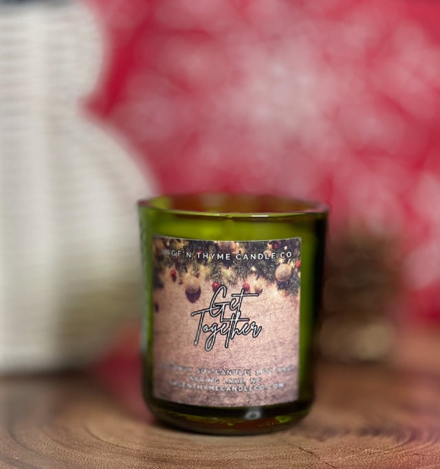 Holiday Wooden Wick Candles